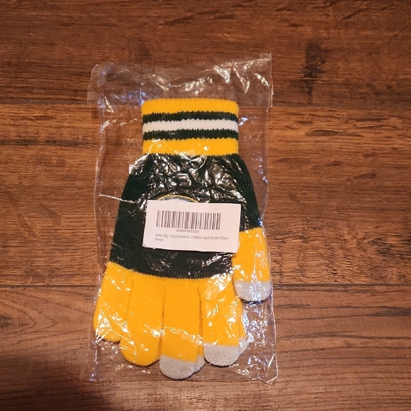 Men/Women Green Bay Gloves with Logo - Picture 5 of 5